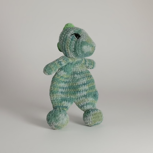 Unstuffy Dino Handmade Crochet