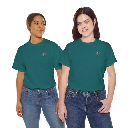 Mermaid Crocheting — American Traditional Tattoo Tee with Logo