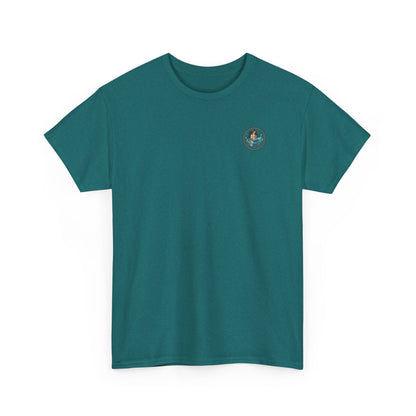 Mermaid Crocheting — American Traditional Tattoo Tee with Logo
