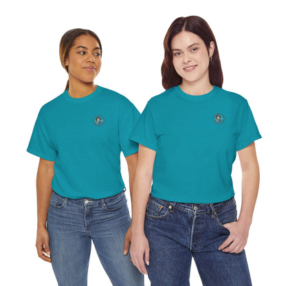 Mermaid Crocheting — American Traditional Tattoo Tee with Logo