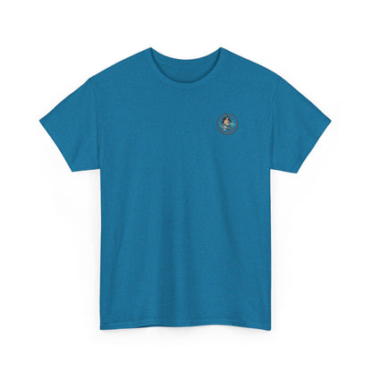 Mermaid Crocheting — American Traditional Tattoo Tee with Logo