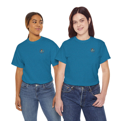 Mermaid Crocheting — American Traditional Tattoo Tee with Logo