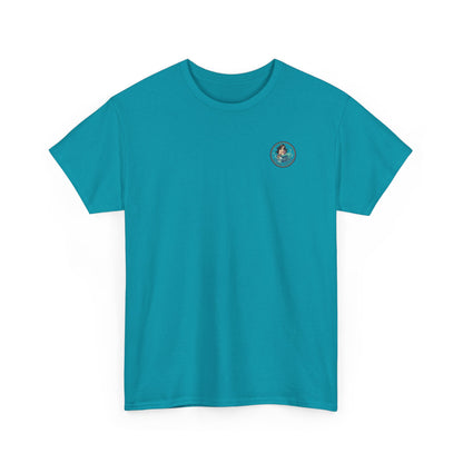 Mermaid Crocheting — American Traditional Tattoo Tee with Logo
