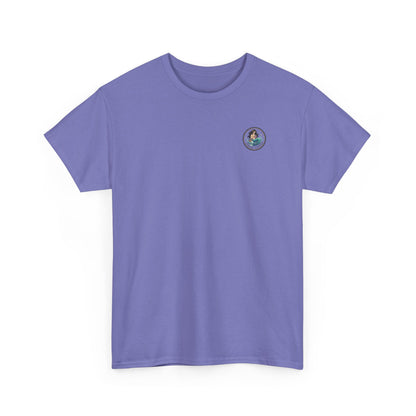 Mermaid Crocheting — American Traditional Tattoo Tee with Logo