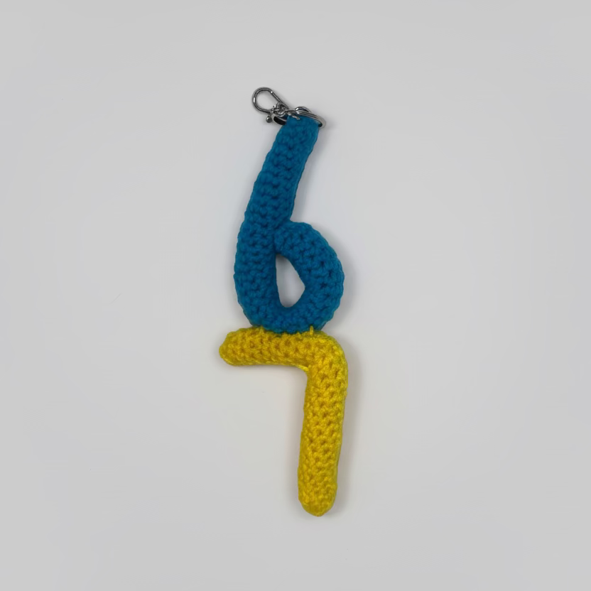 6-7 Keychain Handmade Crochet