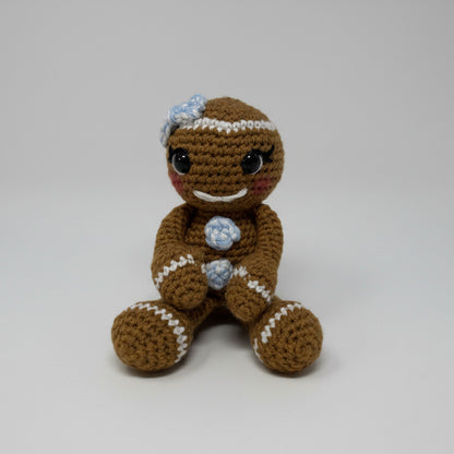 Mrs. Gingerbread Wintermint Handmade Crochet
