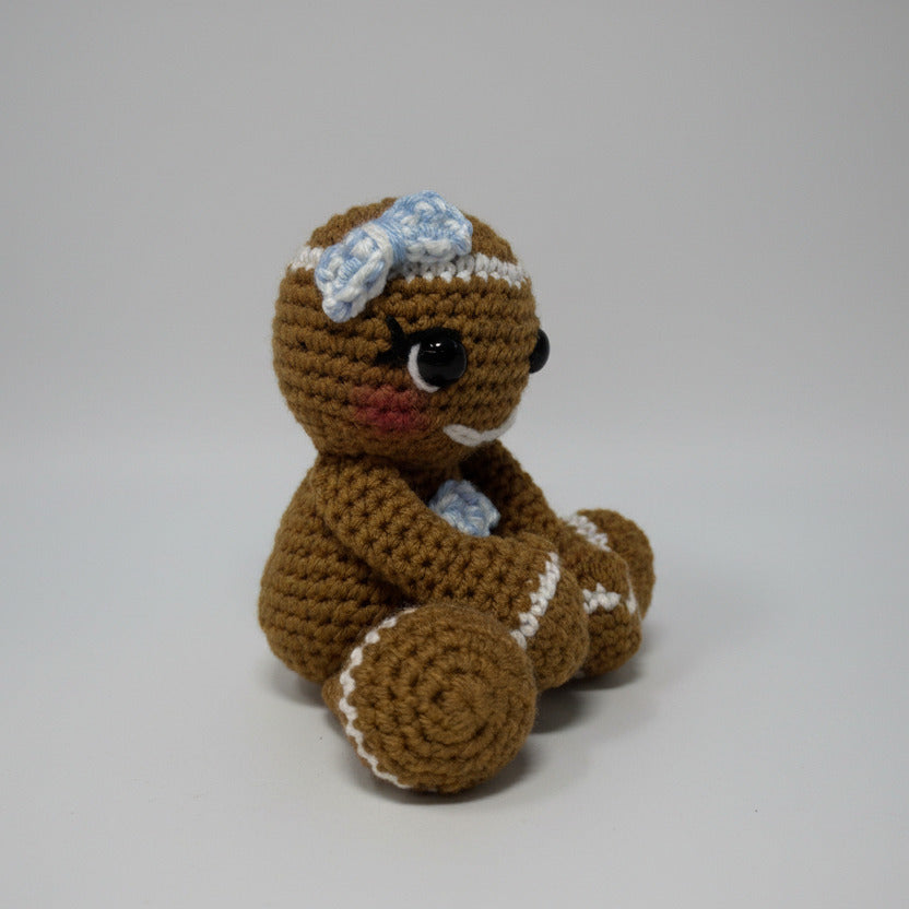 Mrs. Gingerbread Wintermint Handmade Crochet