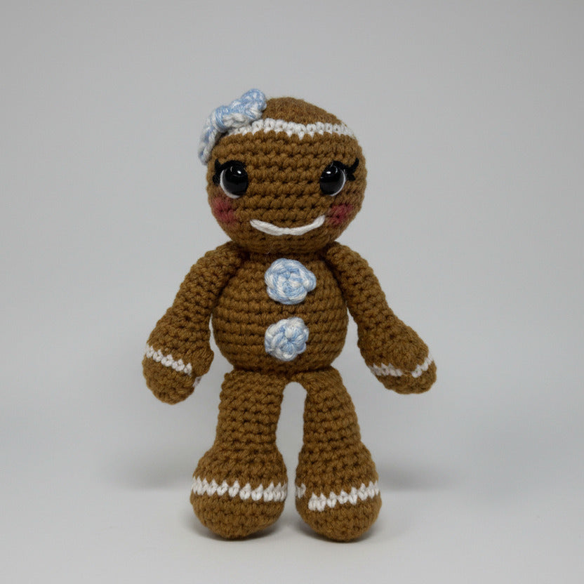 Mrs. Gingerbread Wintermint Handmade Crochet