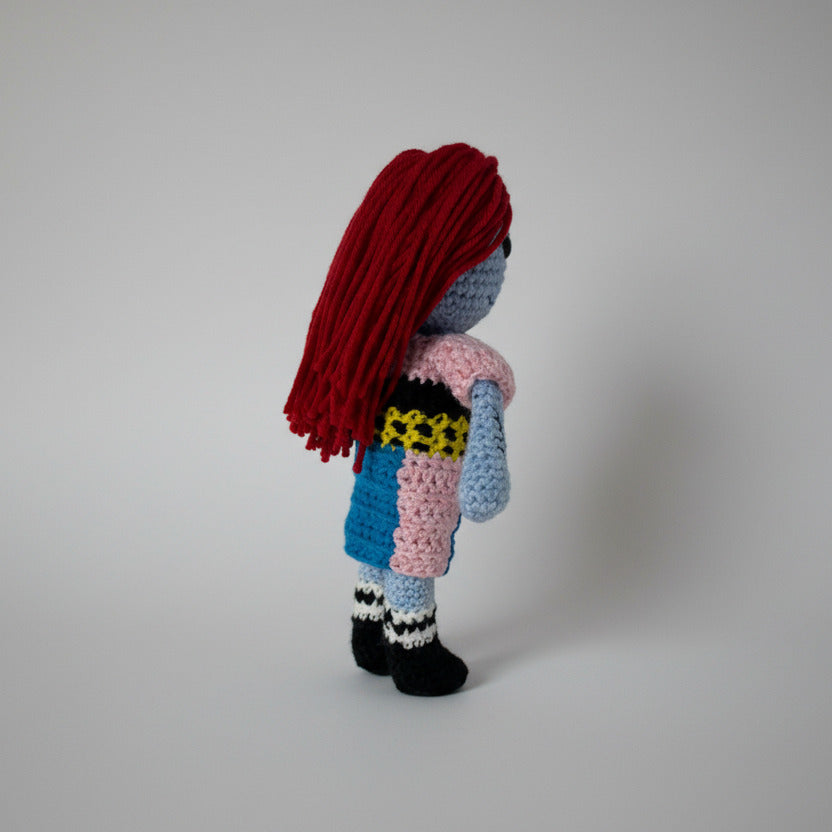 Sally Zombie Doll Handmade Crochet