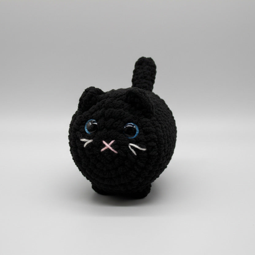 Midnight Loaf Cat Handmade Crochet