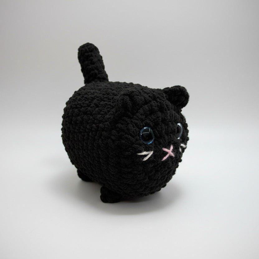Midnight Loaf Cat Handmade Crochet