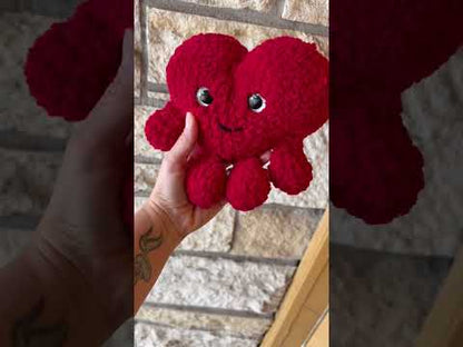 Emotional Support Heart Handmade Crochet