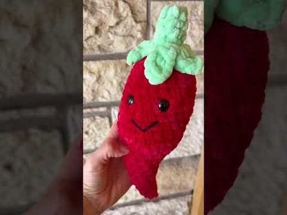Emotional Support Chili Handmade Crochet