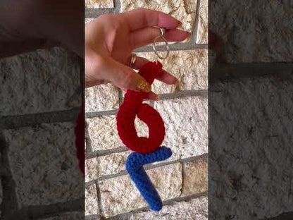 6-7 Keychain Handmade Crochet